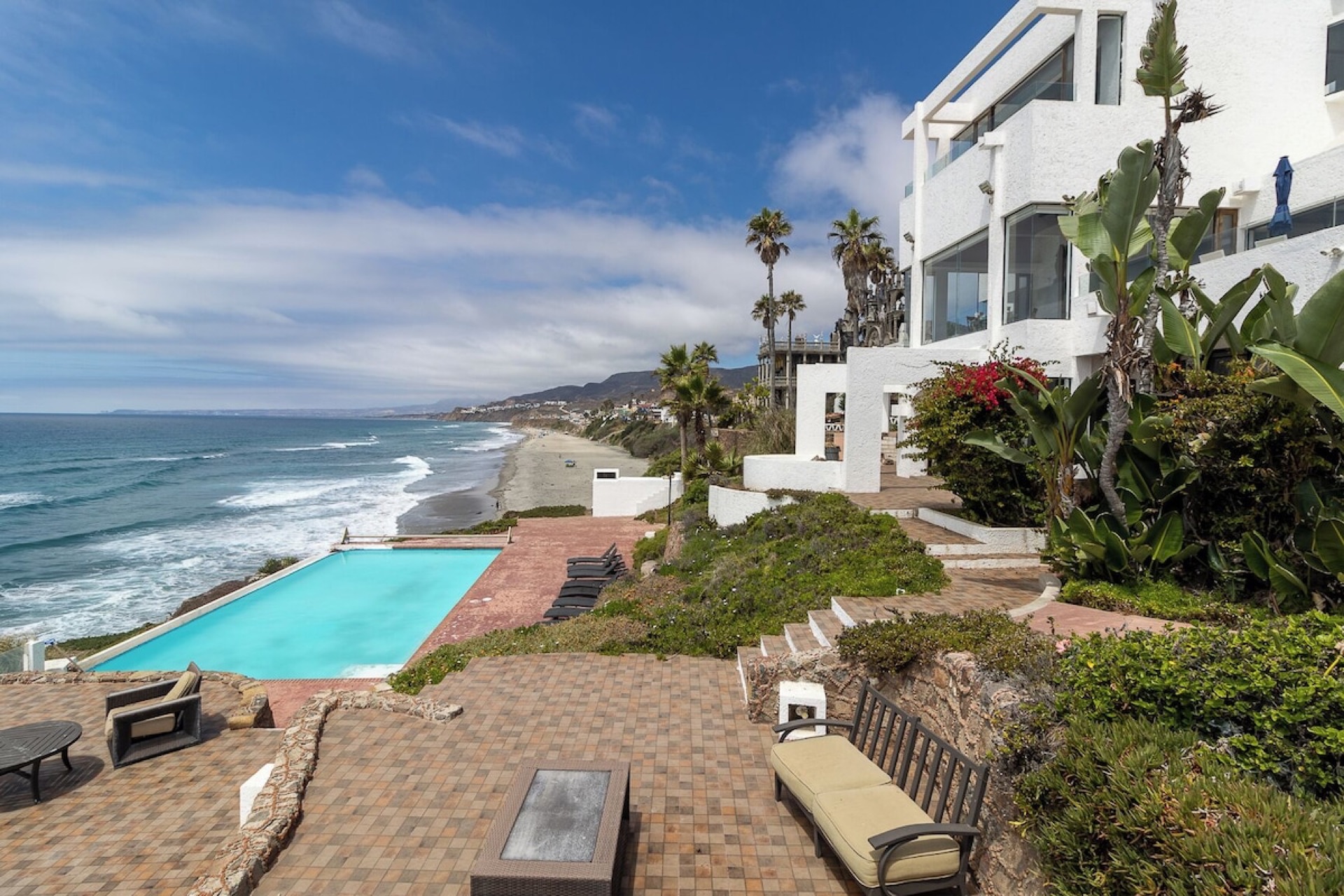 Ocean vista from a coastal Baja property